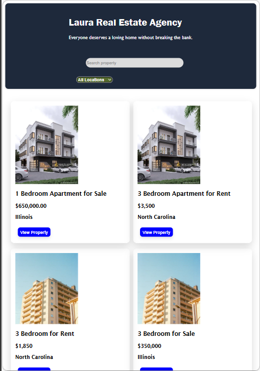 real-estate-landing page
